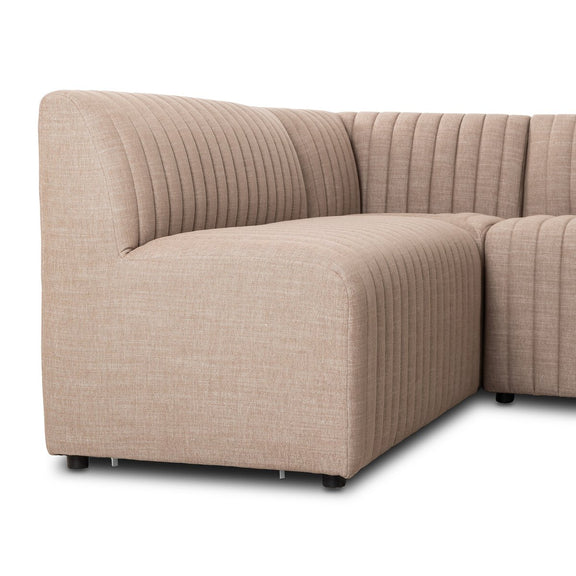 Augustine Dining Banquette, L-Shape - Crypton Nomad Taupe