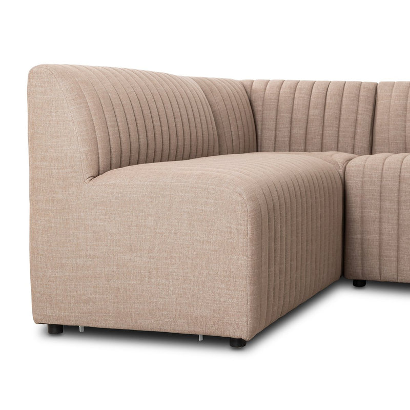 Augustine Dining Banquette, L-Shape - Crypton Nomad Taupe