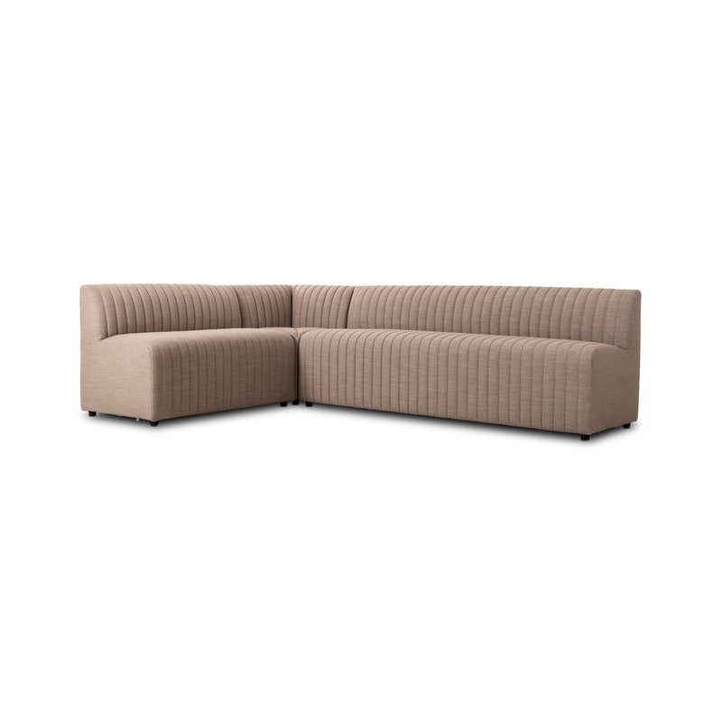 Augustine Dining Banquette, L-Shape - Crypton Nomad Taupe