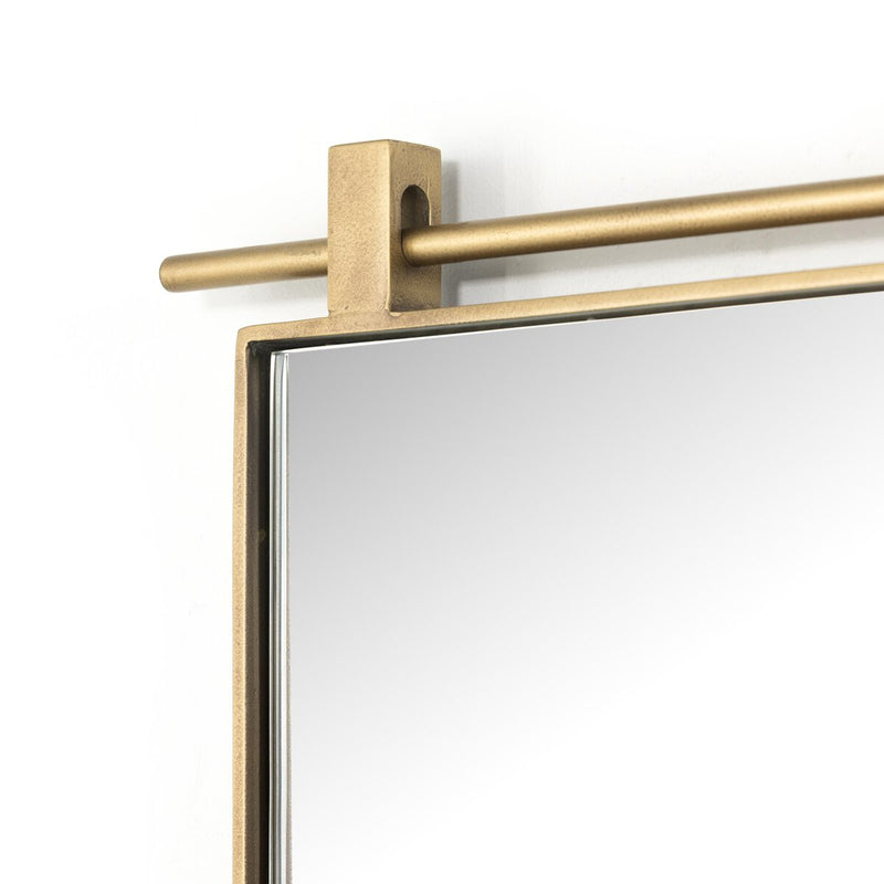 Chico Small Arch Mirror - Antique Brass