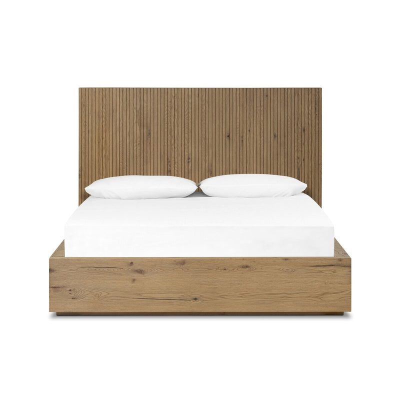 Leo Bed - Rustic Light Natural Oak