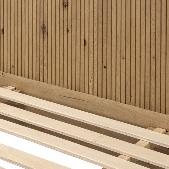 Leo Bed - Rustic Light Natural Oak