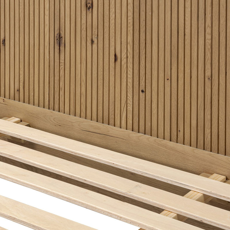 Leo Bed - Rustic Light Natural Oak
