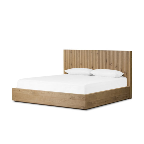 Leo Bed - Rustic Light Natural Oak