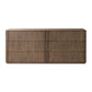 Leo 6 Drawer Dresser - Rustic Grey