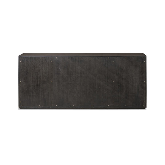 Leo 6 Drawer Dresser - Smoked Black