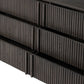 Leo 6 Drawer Dresser - Smoked Black