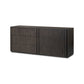 Leo 6 Drawer Dresser - Smoked Black