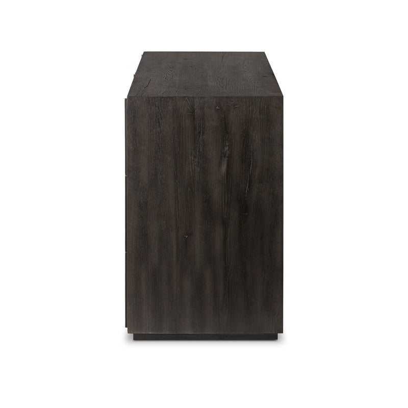 Leo 6 Drawer Dresser - Smoked Black