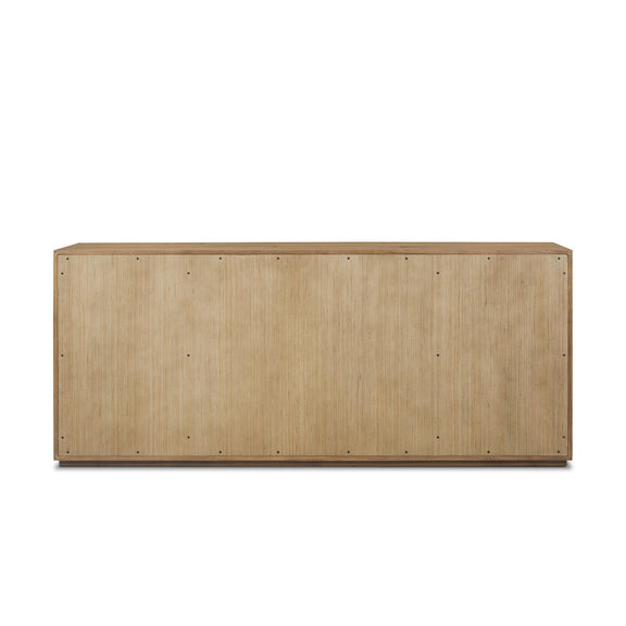 Leo 6 Drawer Dresser - Rustic Light Natural Oak