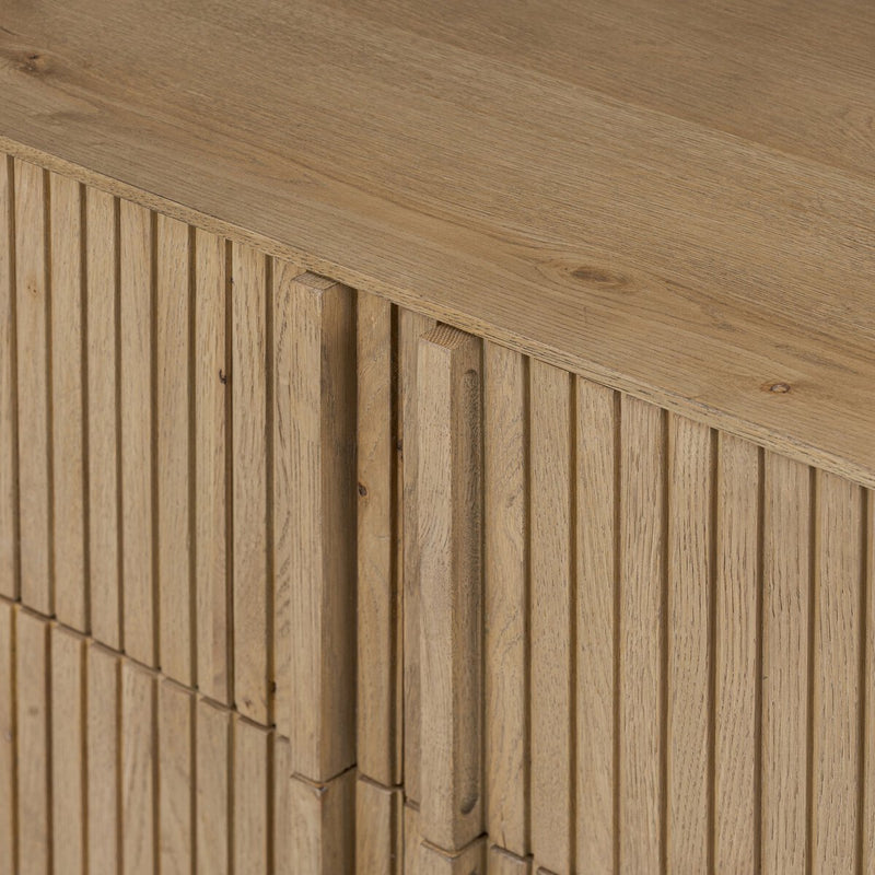 Leo 6 Drawer Dresser - Rustic Light Natural Oak