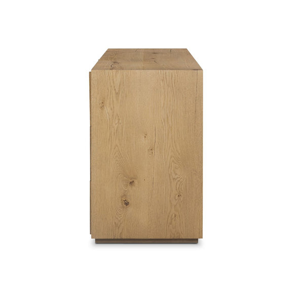 Leo 6 Drawer Dresser - Rustic Light Natural Oak