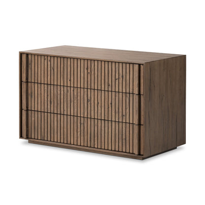 Leo Nightstand - Rustic Grey