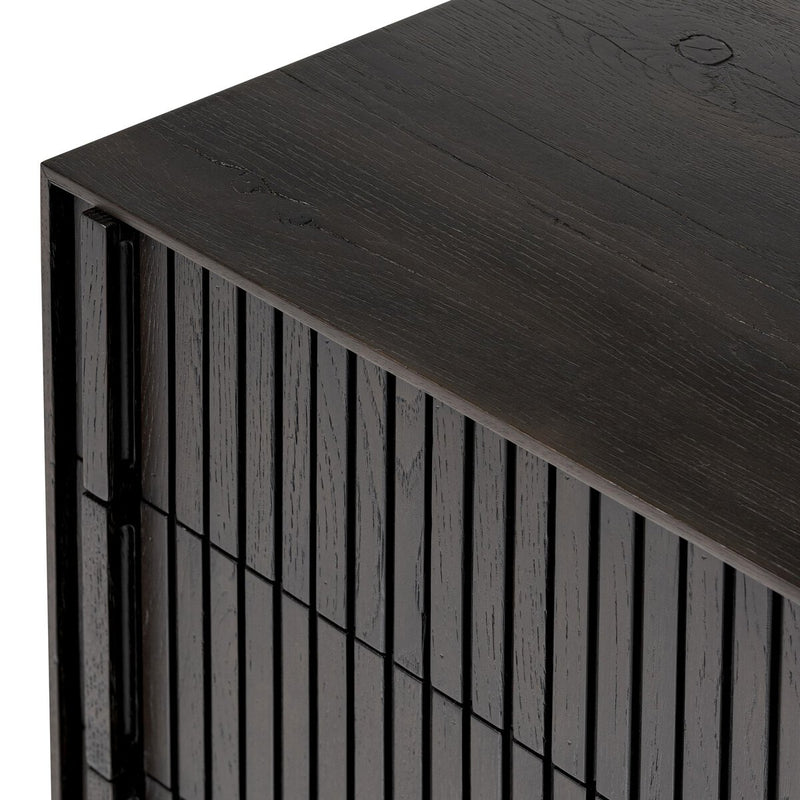 Leo Nightstand - Smoked Black