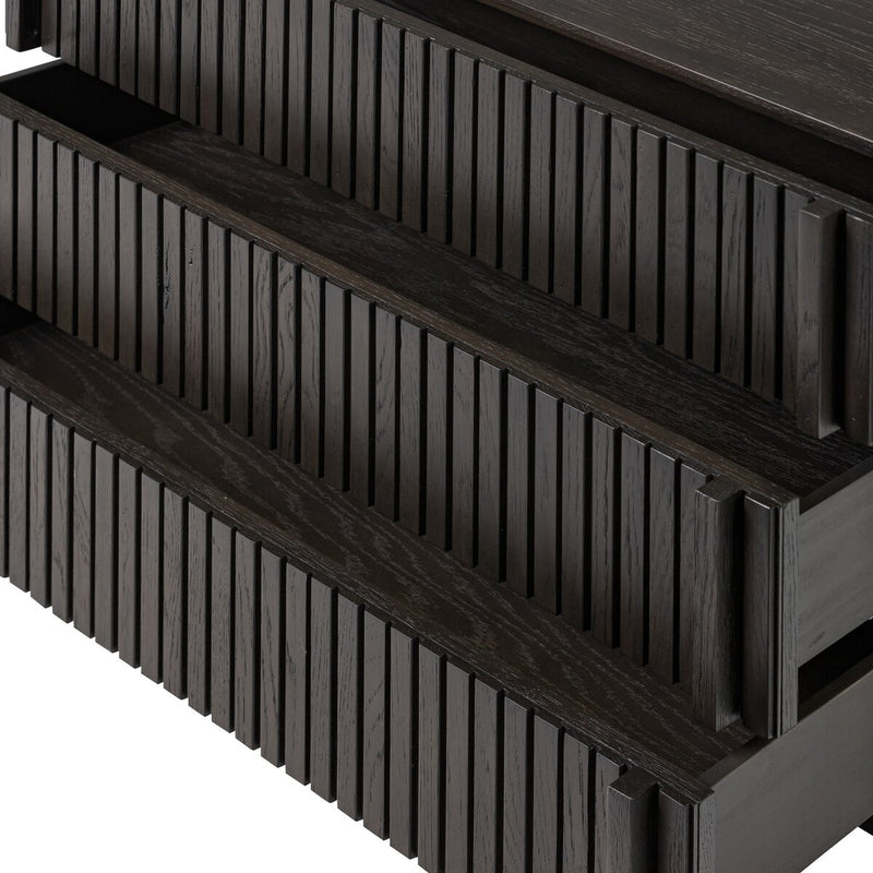 Leo Nightstand - Smoked Black