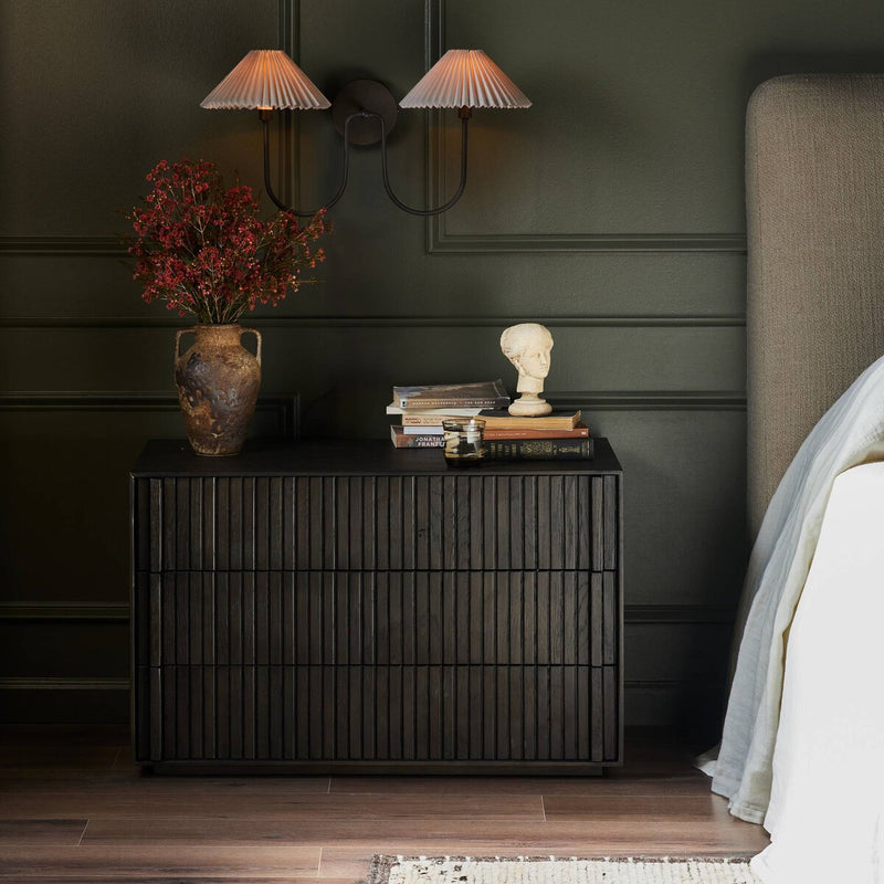 Leo Nightstand - Smoked Black