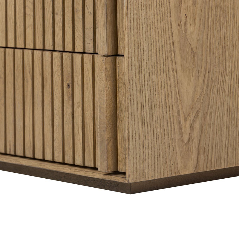 Leo Nightstand - Rustic Light Natural Oak