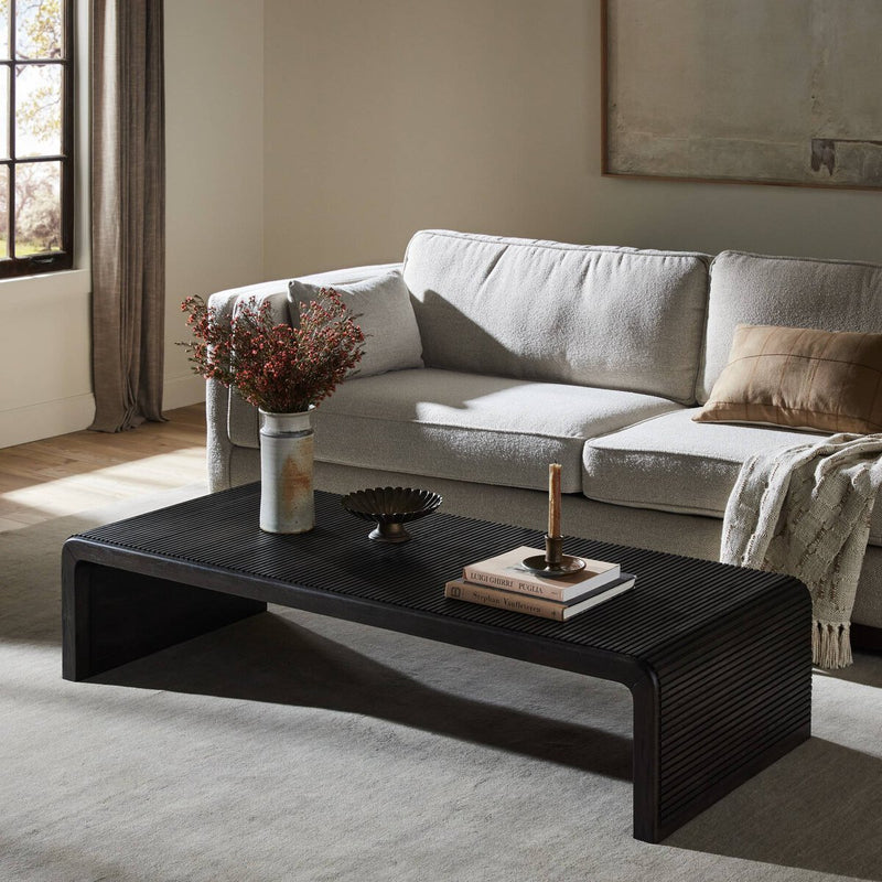 Leo Coffee Table - Smoked Black