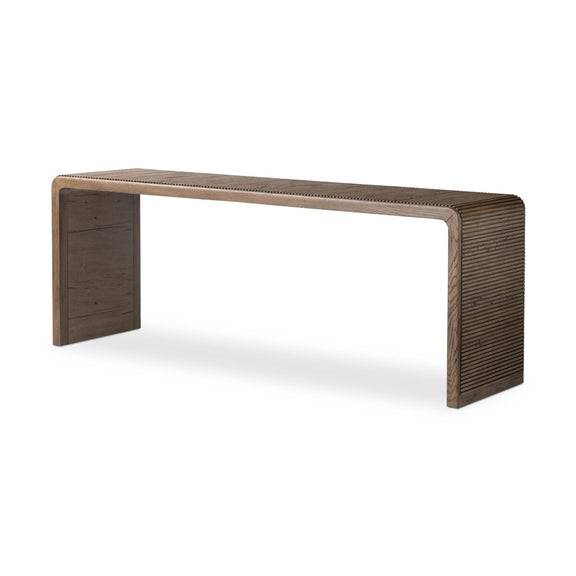 Leo Console Table - Rustic Grey