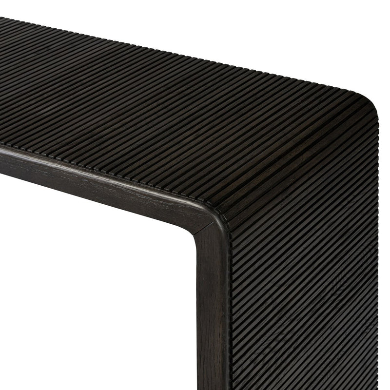 Leo Console Table - Smoked Black