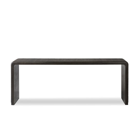 Leo Console Table - Smoked Black
