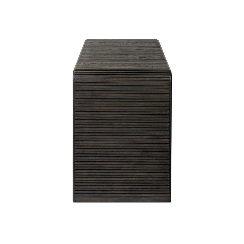 Leo Console Table - Smoked Black