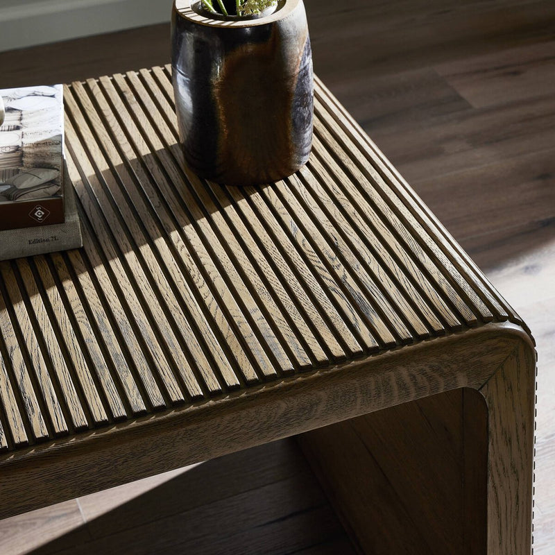 Leo End Table - Rustic Grey