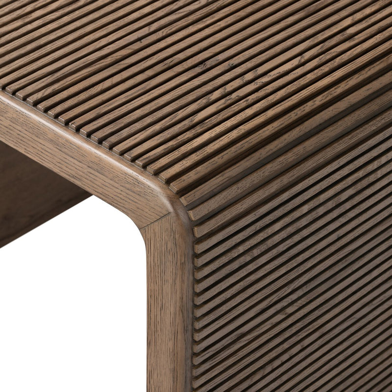 Leo End Table - Rustic Grey