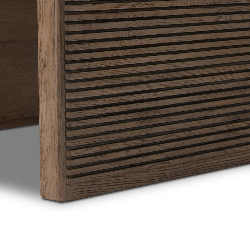Leo End Table - Rustic Grey