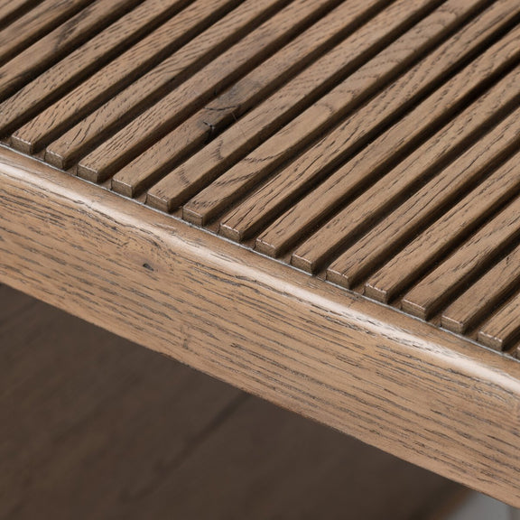 Leo End Table - Rustic Grey