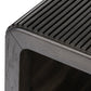 Leo End Table - Smoke Black