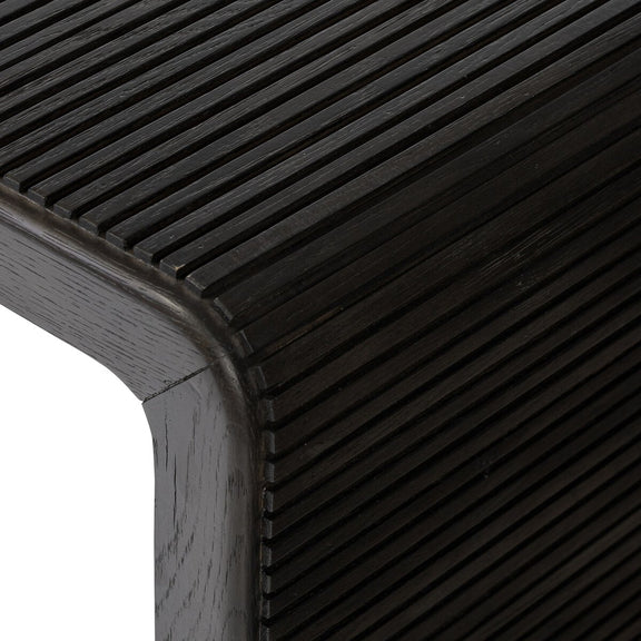 Leo End Table - Smoke Black