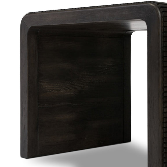 Leo End Table - Smoke Black