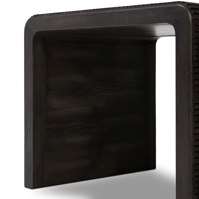 Leo End Table - Smoke Black