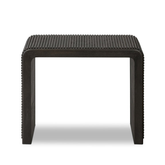 Leo End Table - Smoke Black