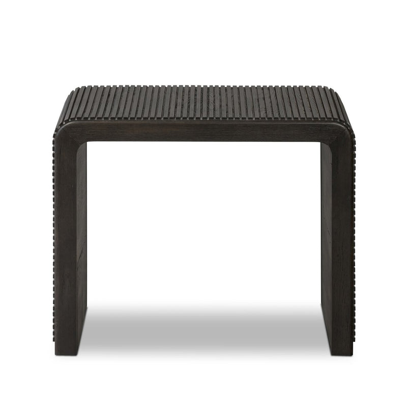 Leo End Table - Smoke Black