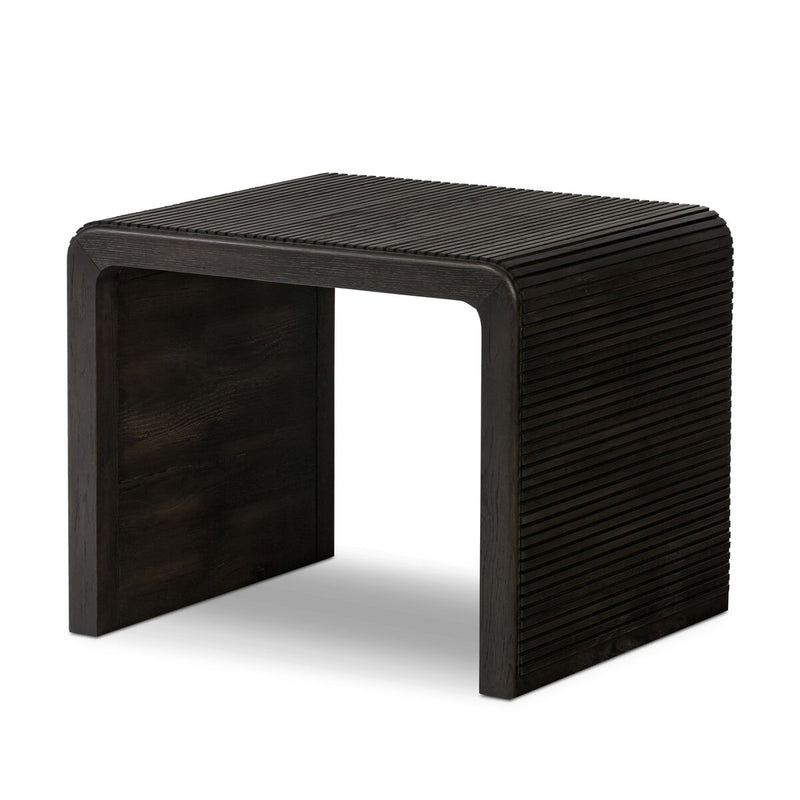 Leo End Table - Smoke Black