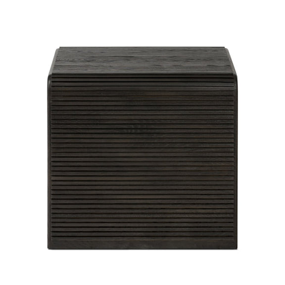 Leo End Table - Smoke Black