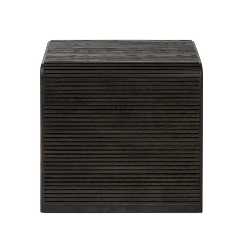 Leo End Table - Smoke Black