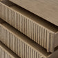 Leo Media Console - Rustic Grey