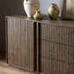 Leo Media Console - Rustic Grey