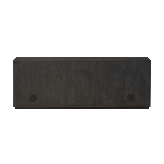 Leo Media Console - Smoked Black