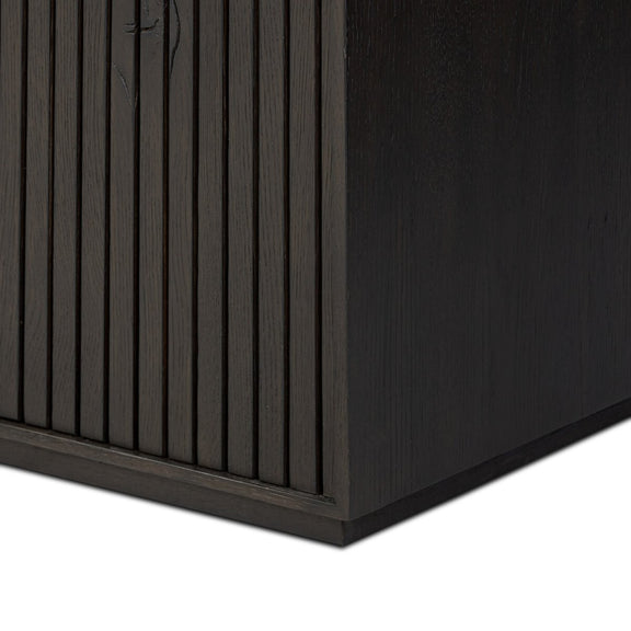 Leo Media Console - Smoked Black