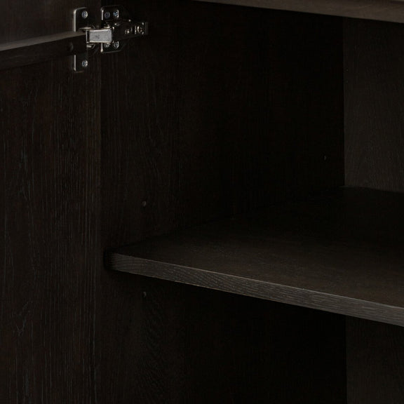 Leo Media Console - Smoked Black
