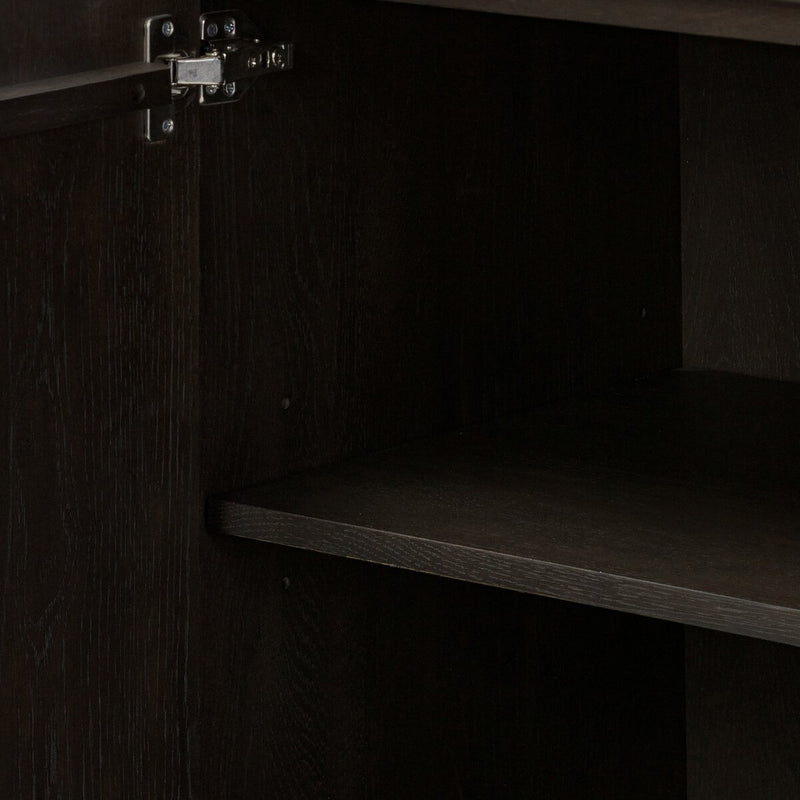 Leo Media Console - Smoked Black
