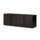 Leo Media Console - Smoked Black