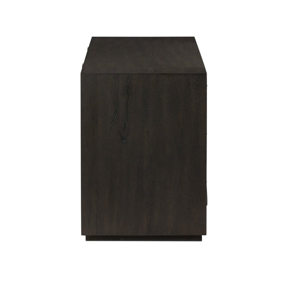 Leo Media Console - Smoked Black