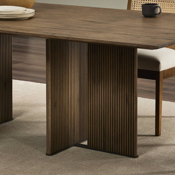 Leo Dining Table - Rustic Grey