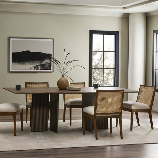 Leo Dining Table - Rustic Grey