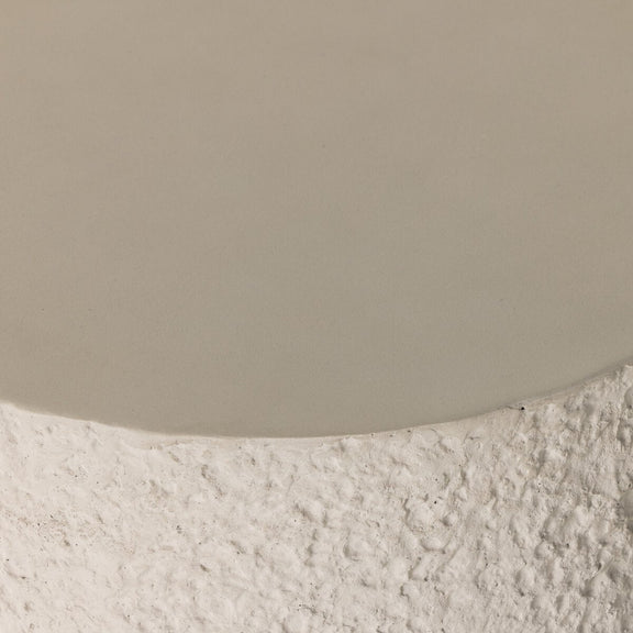 Kember Outdoor End Table - Matte Stone